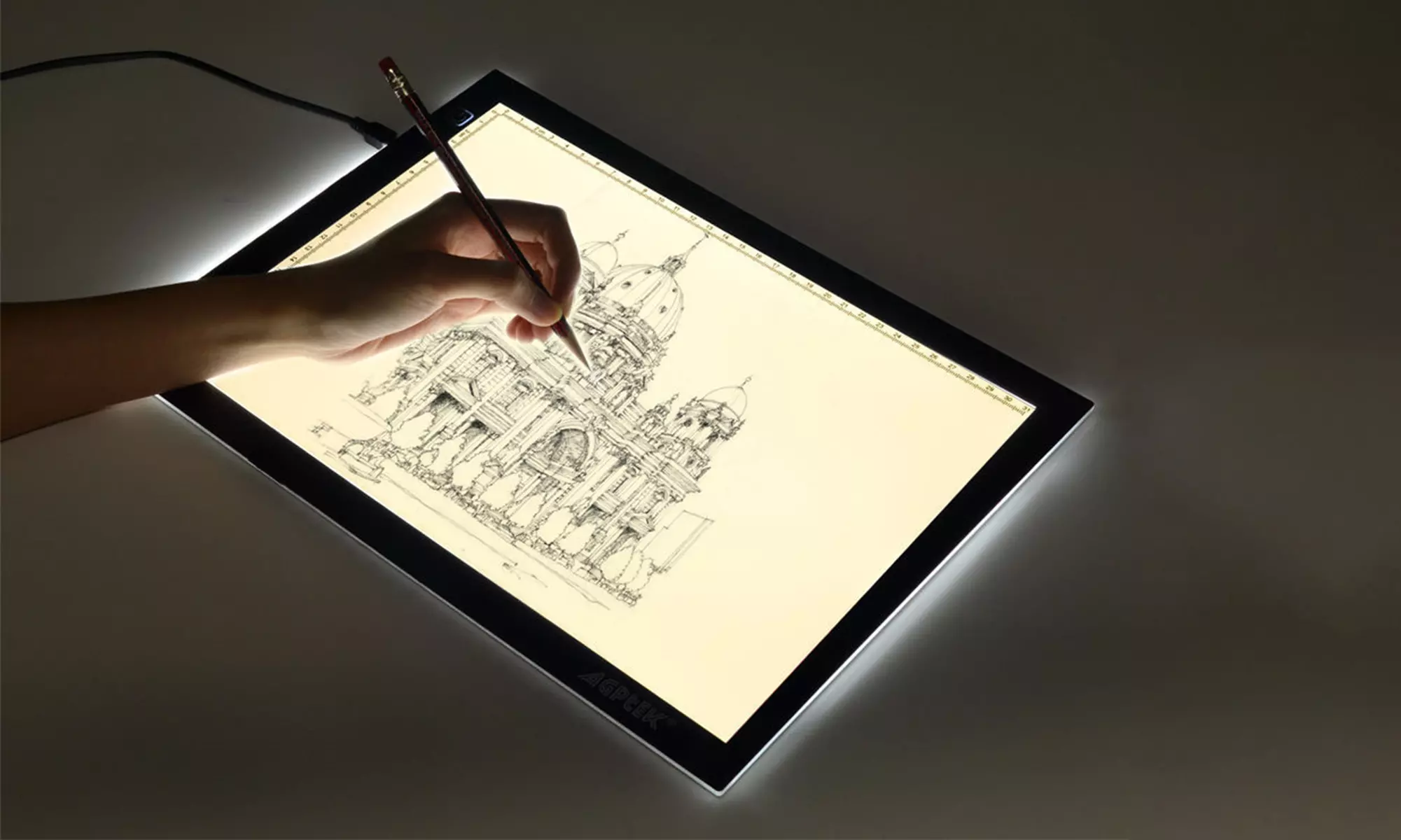 3 PACK LED Light Tablet Drawing Tracing Board Tracer A4 Artist Drawing Panel - Primary Image