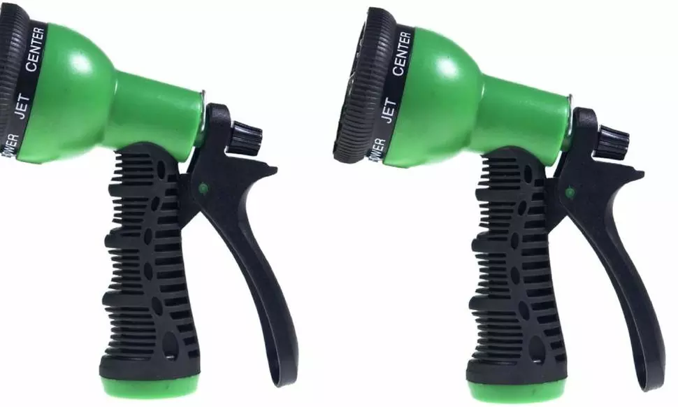 7 Way Patterns Water Pressure Spray Nozzle Sprinkler Head 2 Pack  - Primary Image