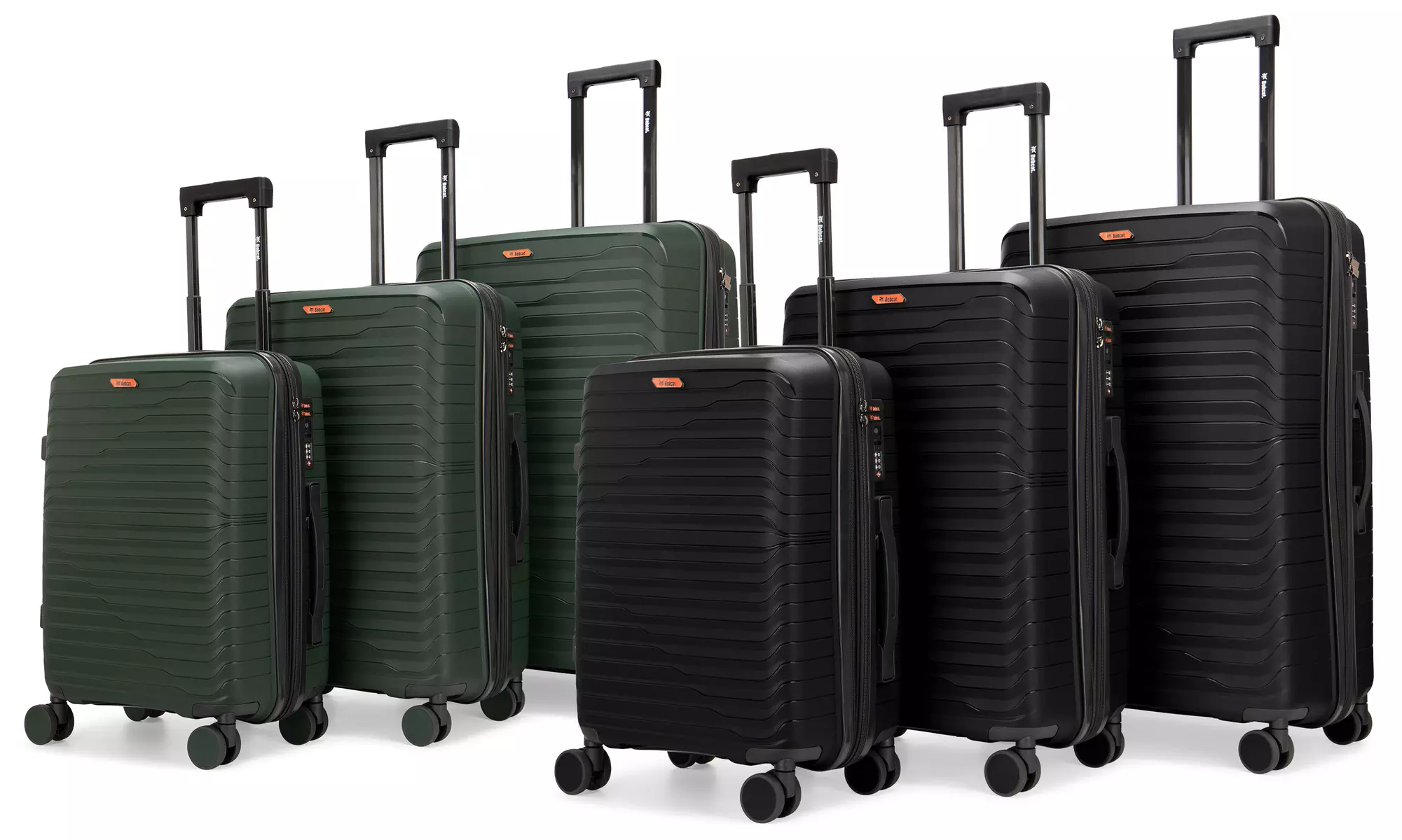 Bobcat Excavator 3-Piece Expandable Hardside Spinner Luggage Set - Primary Image
