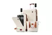4-Piece Luggage Set with USB Charging Ports - 20in Carry-On (Front-Opening) 28in - Second Medium