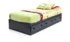 South Shore Summer Breeze Collection Twin Bed with Storage, Blueberry 