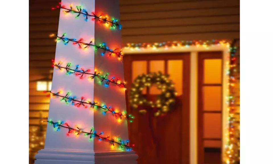 Holiday Time 200 Multi Color Indoor Outdoor Garland String Lights - Primary Image