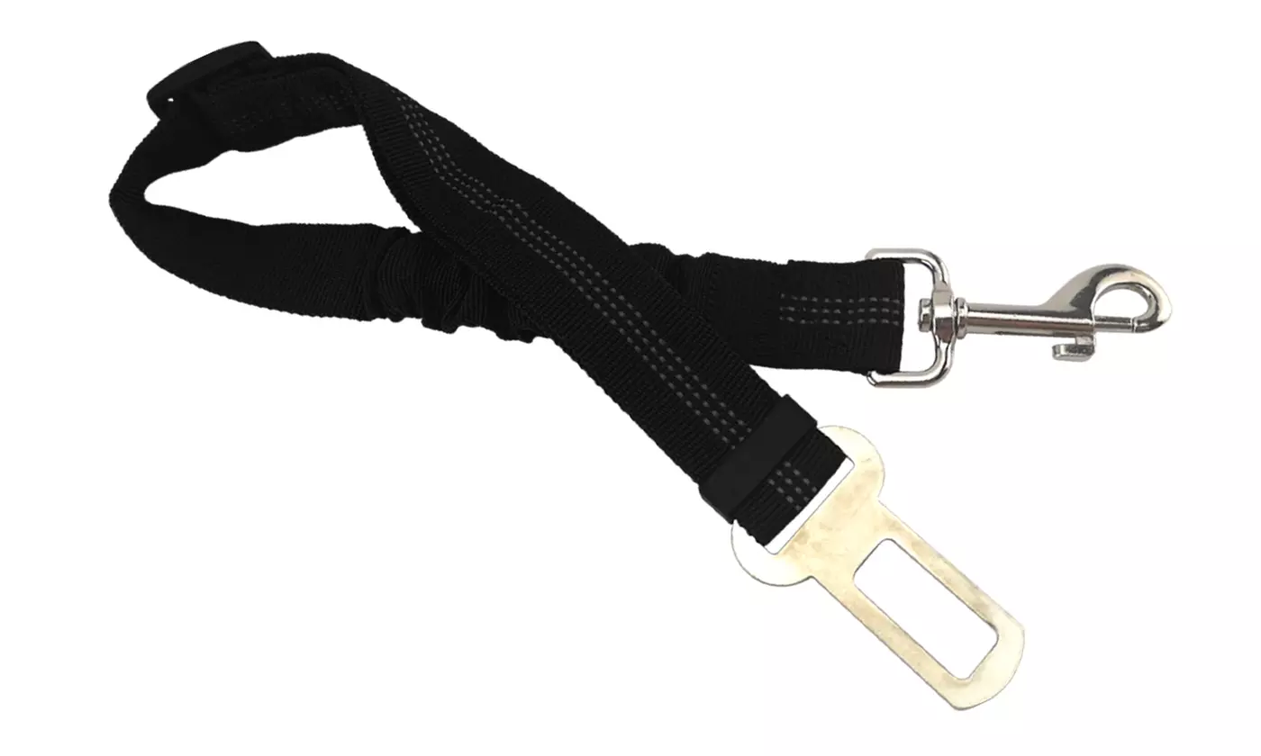 Elastic Pet Dog Cat Car Safety Seat Belt Leash Adjustable Nylon Seatbelt Strap