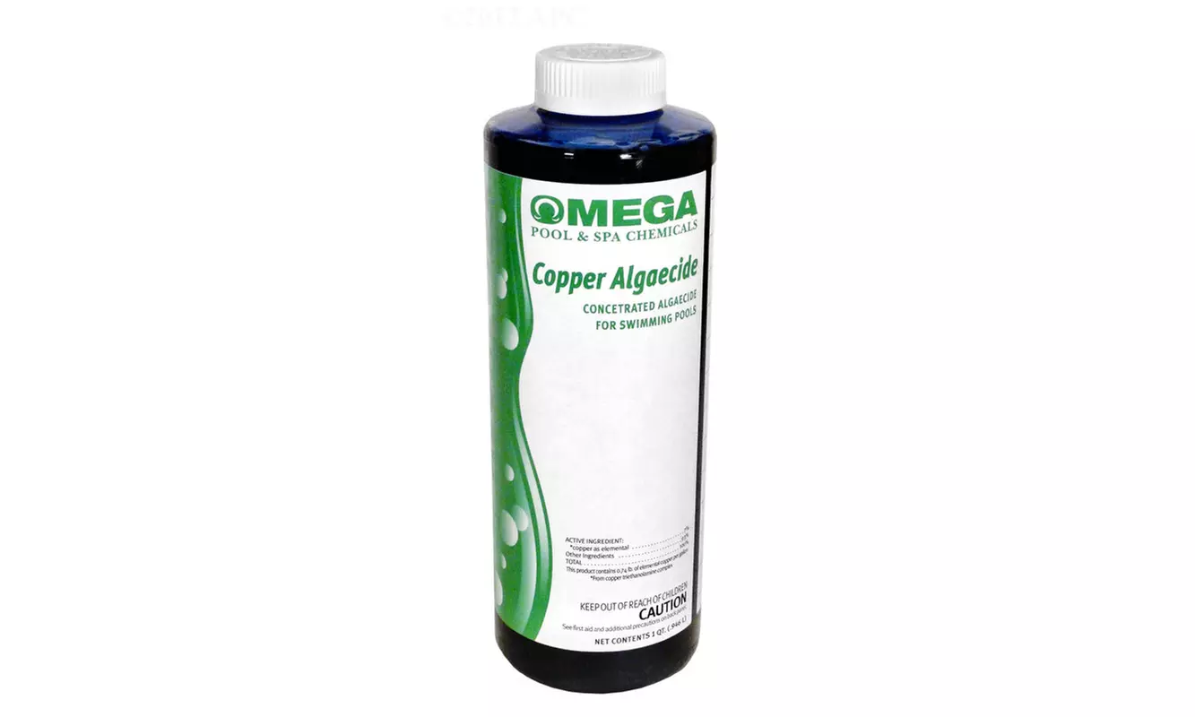 Omega OMG754Q73 1 qt Chemical Copper Algaecide - Second Medium