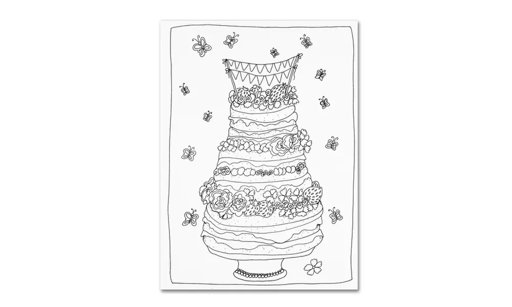 Kim Kosirog 'Fancy Cake' Canvas Art - Primary Image