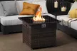 Costway Propane Fire Pit Table with Metal Slatted Tabletop & Steel Burner - Second Medium