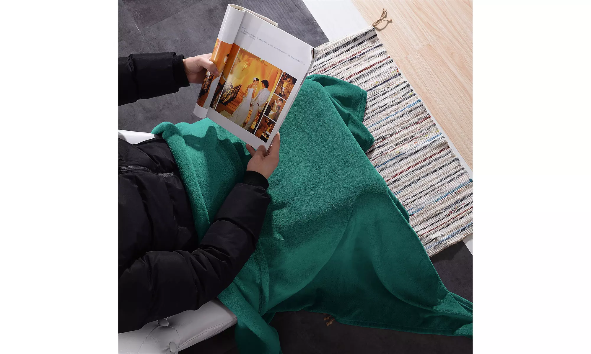 Soft Warm Cozy Flannel Bed Throw Blanket