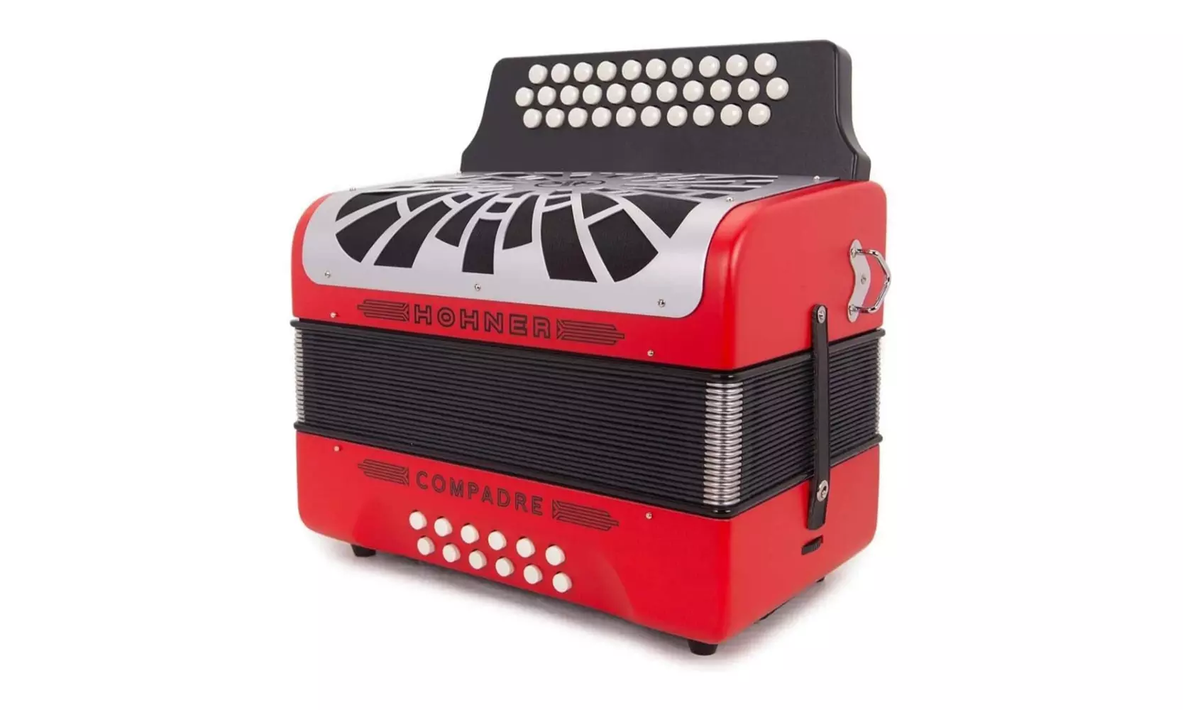 Hohner Compadre EAD Accordion (Red) with Gig Bag - Second Medium