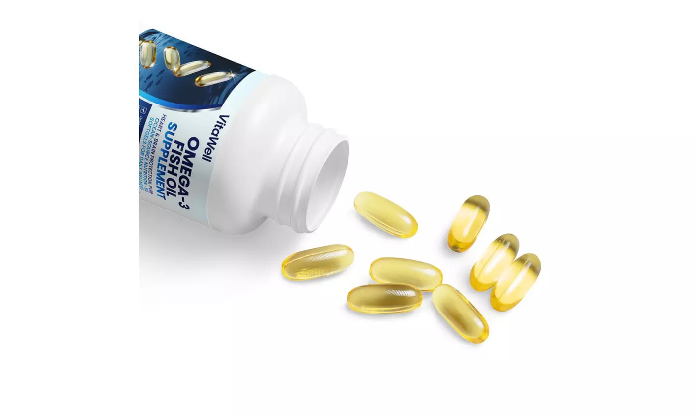 Omega 3 Fish Oil Supplement (60 Softgels)