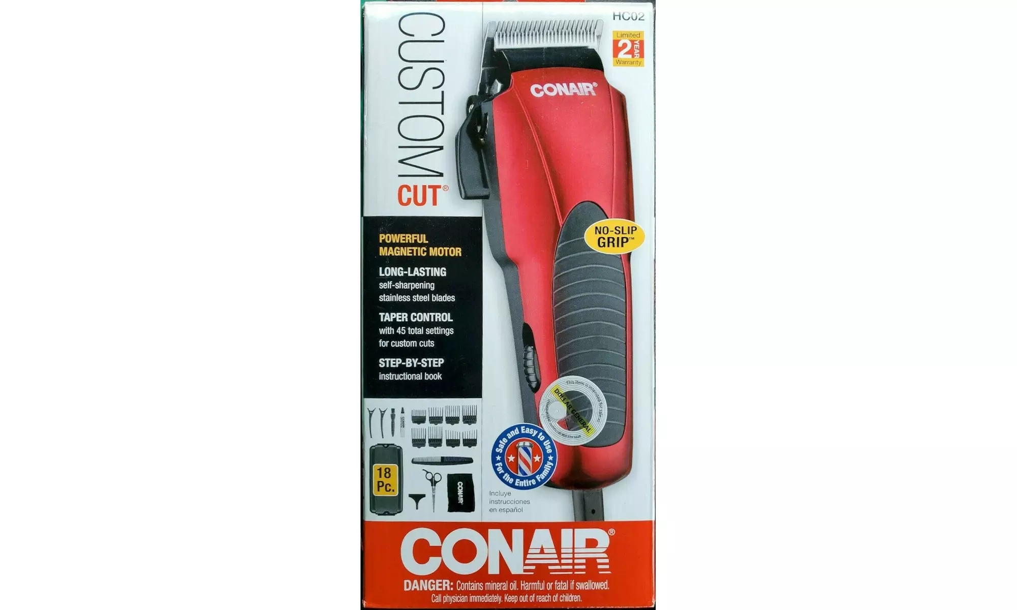 Conair HC244DGR 18 Pc Haircut Kit - Primary Image