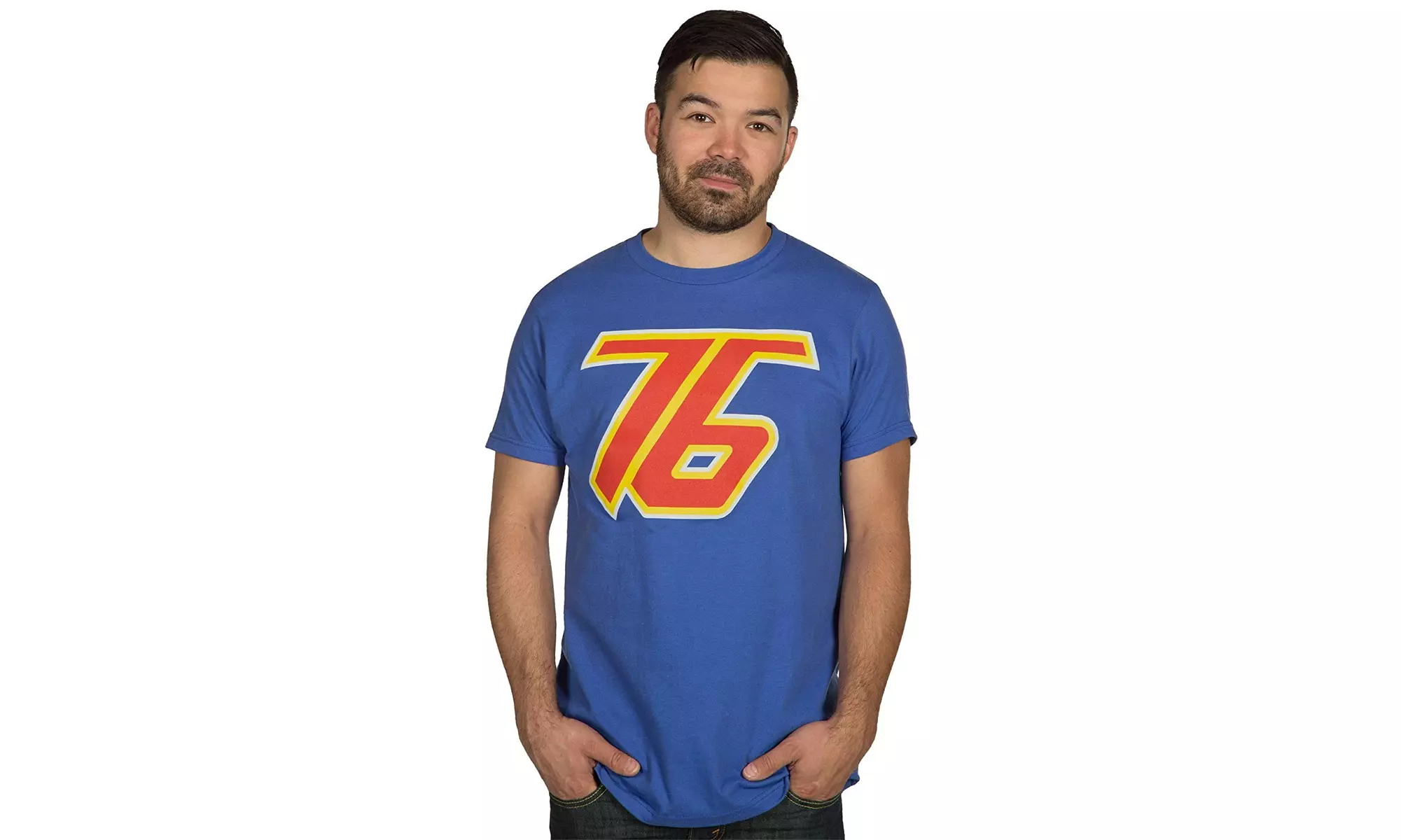 JINX Overwatch Men's Soldier: 76 Premium Cotton T-Shirt - Primary Image