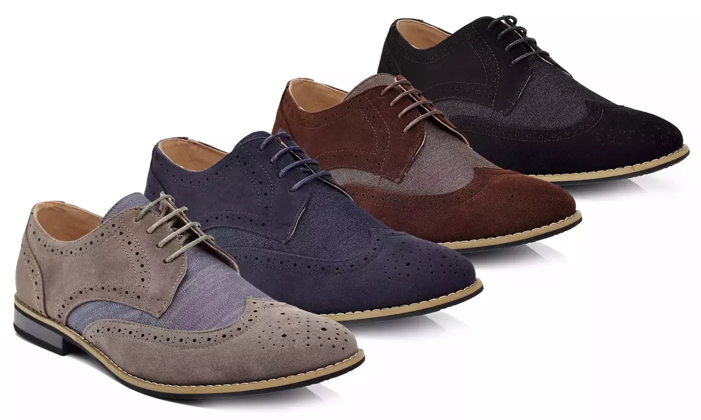 Franco Vanucci Men's Timothy Wingtip Oxford Shoes