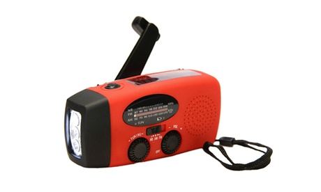 StormSafe Emergency Phone Charger With Flashlight And Weather Radio