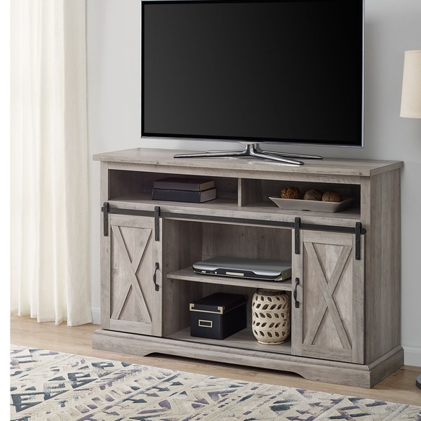 We Furniture 52 Modern Farmhouse Tv Stand Groupon