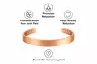 Copper Magnetic Therapy Bracelet - Durable Copper Healing Energy Band - Second Medium