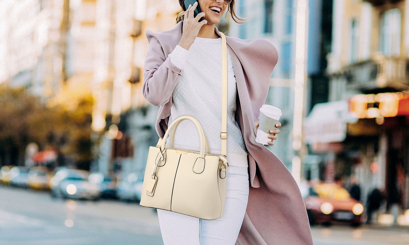 Women Leather Shoulder Tote Bag Handbag