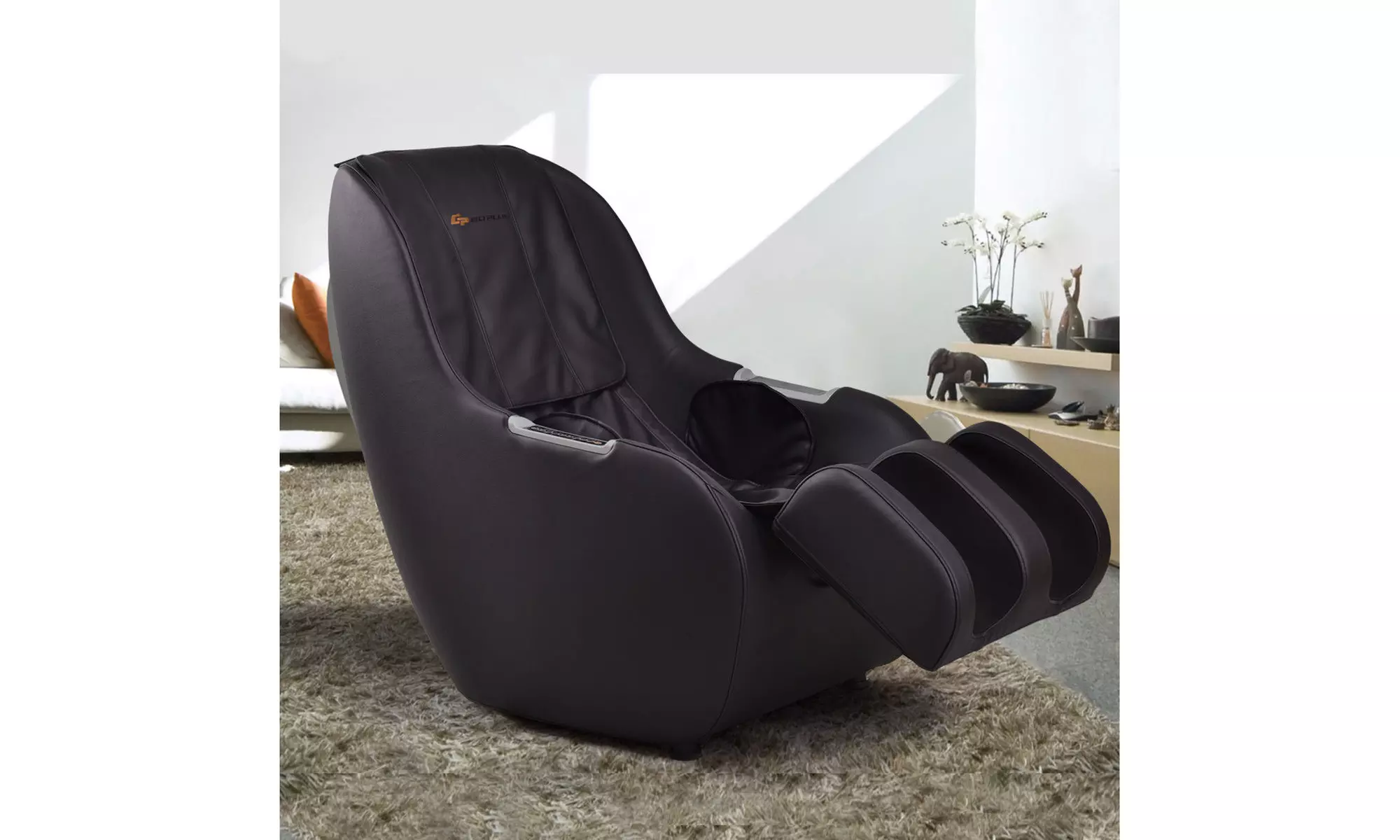 Goplus Electric Full Body Massage Chair Roller 3D Kneading Knocking - Primary Image