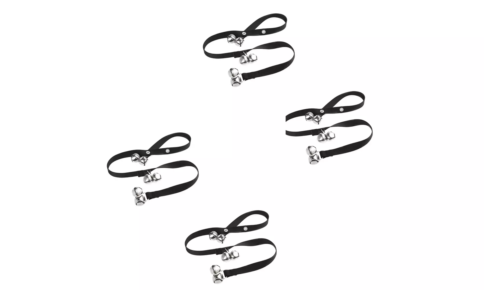 US 2-4 Pack Pet Dog Puppy Potty Training Door Bells Rope Housebreaking Anti Lost
