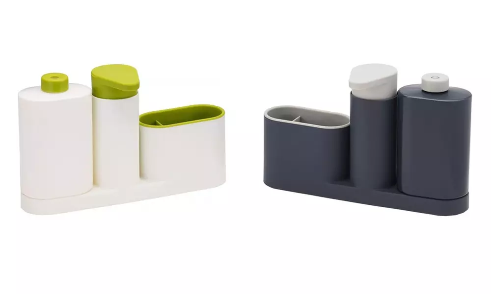 Joseph Joseph SinkBase Caddy Set with Soap Pump and Detergent Bottle - Primary Image
