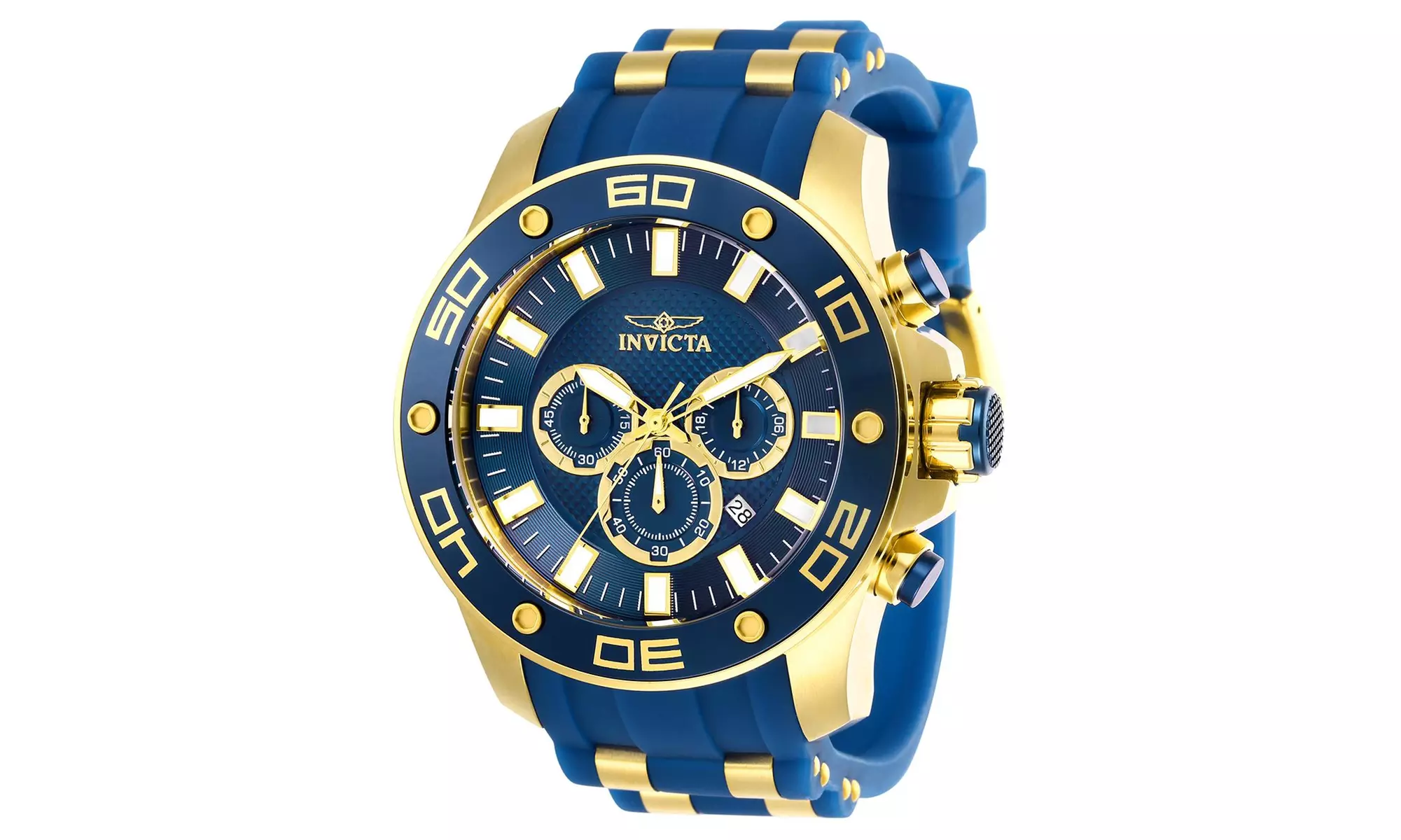 Invicta Mens 26087 Pro Diver Quartz Chronograph Blue Dial Watch - Primary Image