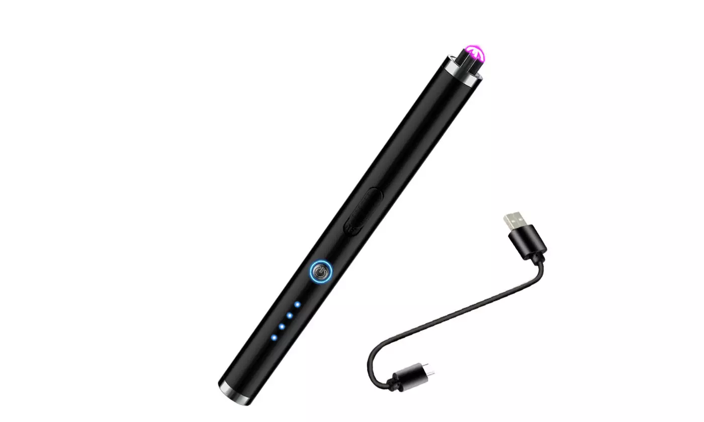 Electric Lighter Arc USB Rechargeable Candle BBQ Electronic Flameless Plasma