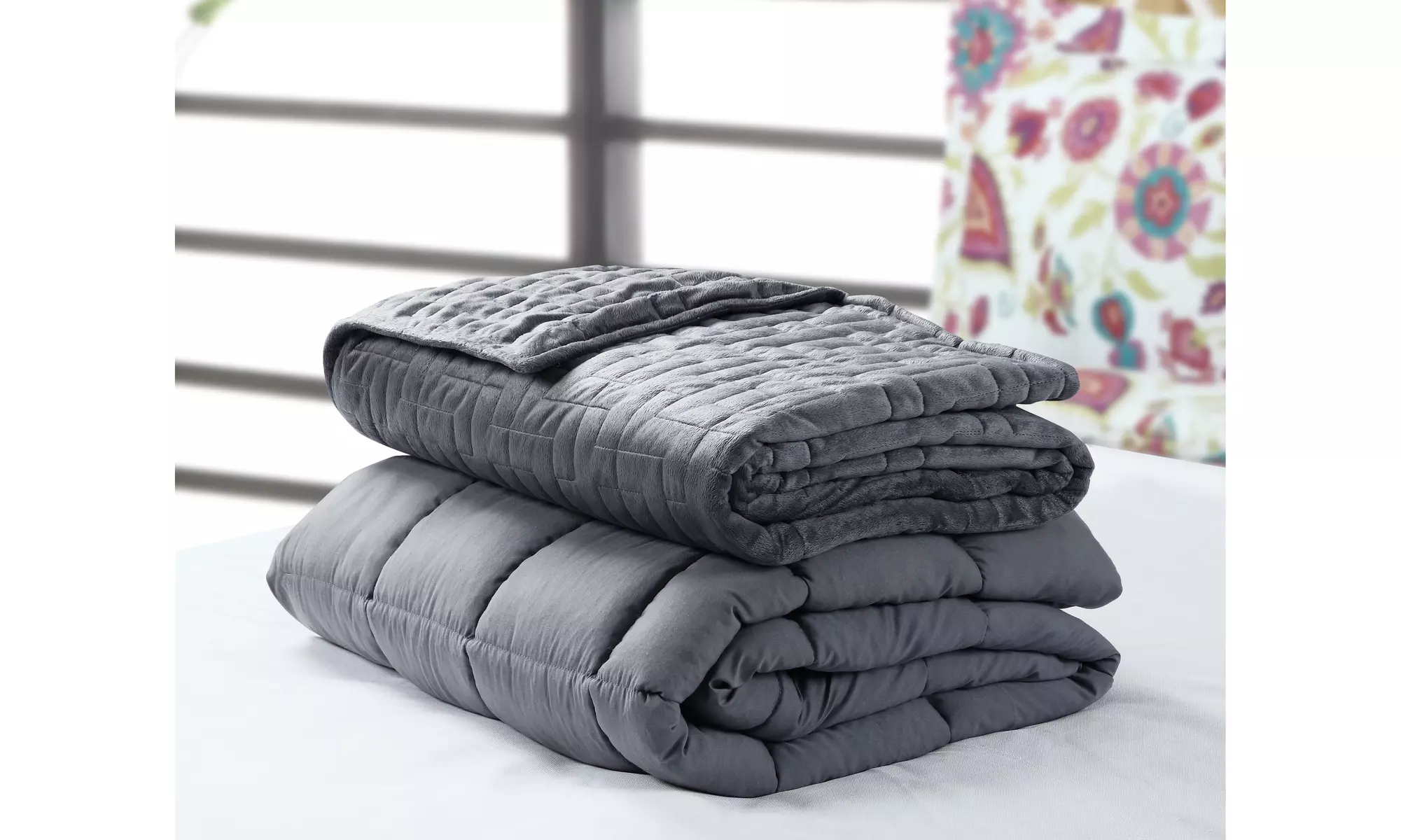 Therapeutic Sleep Aid Weighted Blanket with Optional Duvet Cover - Primary Image