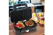 Costway 3-in-1 Waffle Iron, Panini Press Grill and Sandwich Maker Set - Second Medium