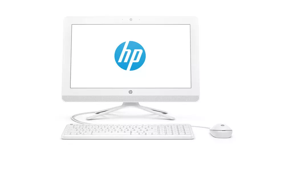 HP 20-c013w All-in-One PC J3060 1.60GHz 4GB RAM 500GB HDD - White (Refurbished) - Second Medium
