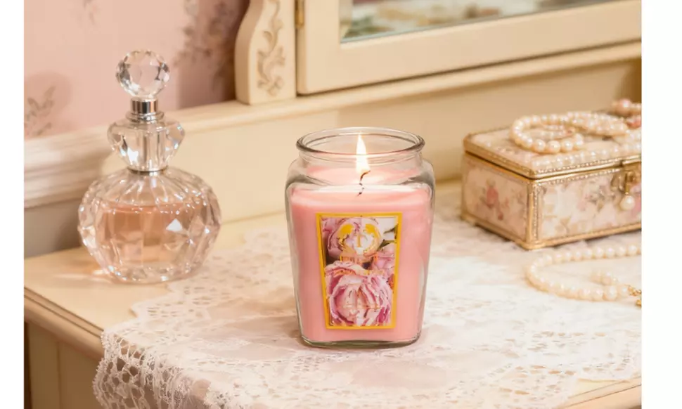 Six-Piece Toccata Aroma Scented Candles in 18oz Diamond Jars