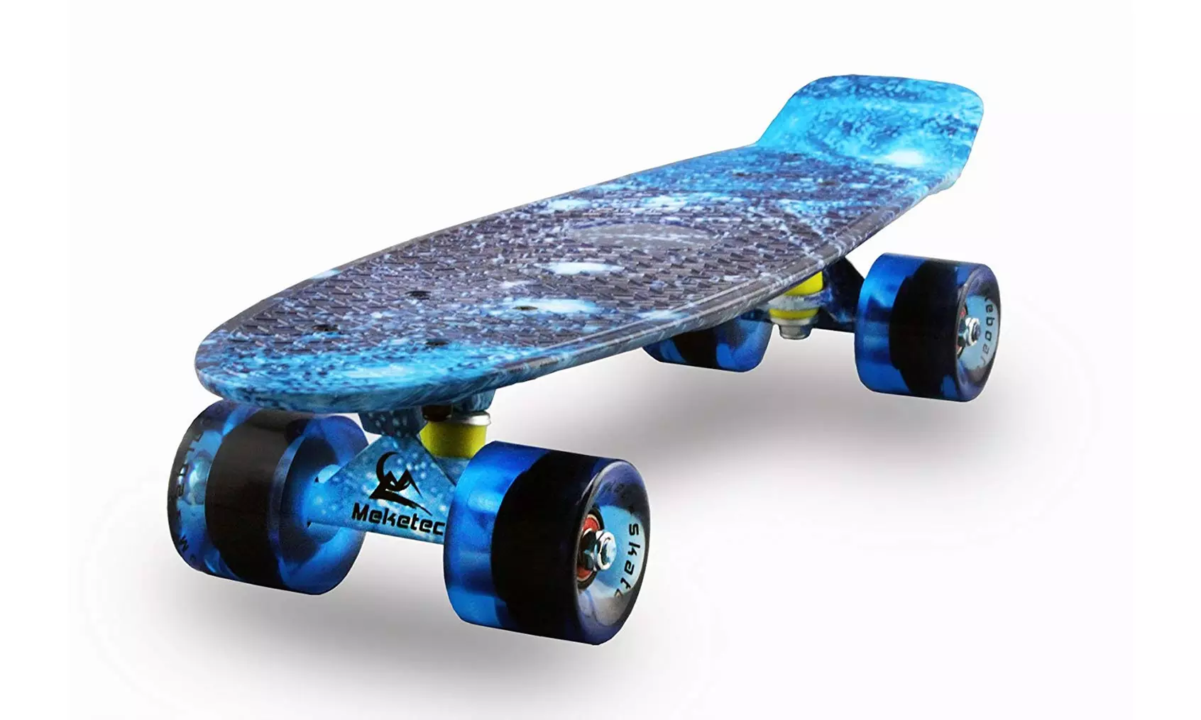 MEKETEC Skateboards Complete 22 Inch Mini Cruiser Retro Skateboard - Primary Image