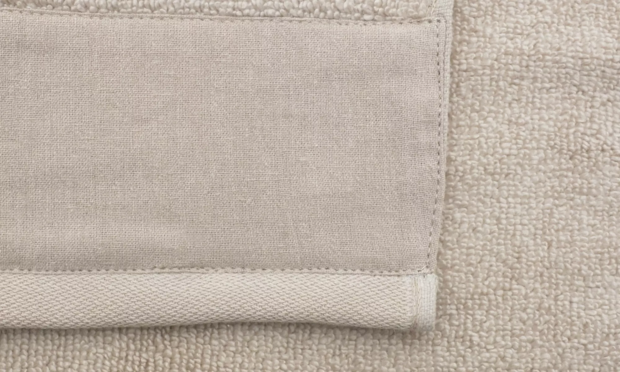 Ultra-Soft Cotton Linen-Like Border Towels