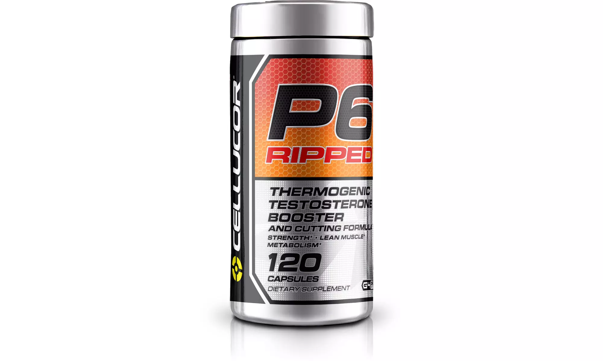 Cellucor P6 Ripped Testosterone Booster For Men Thermogenic Weight Loss Blend - Primary Image