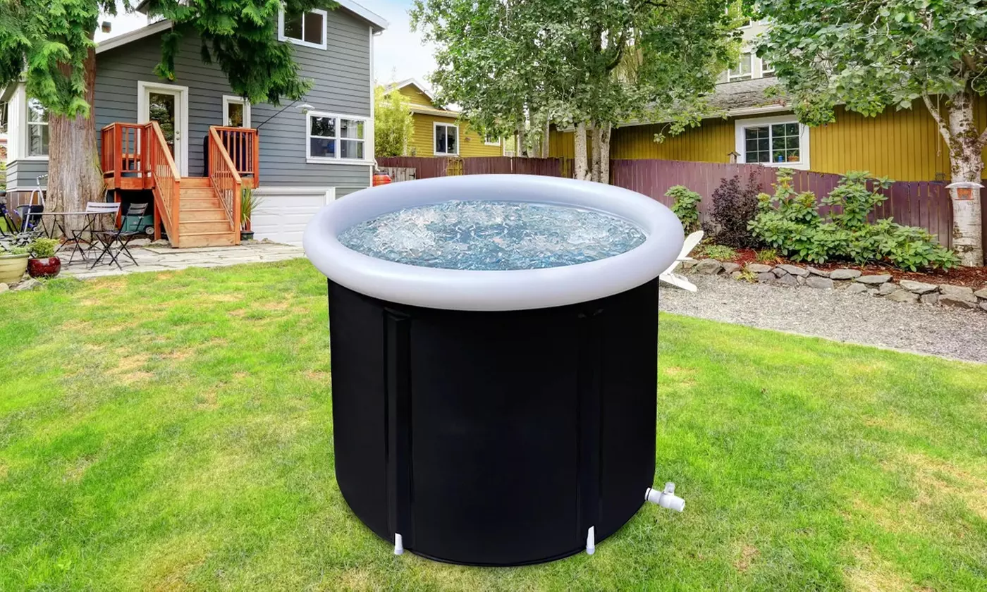 NewHome 97 Gal Cold Plunge Ice Bath Tub Cold Water Recovery & Therapy Tub