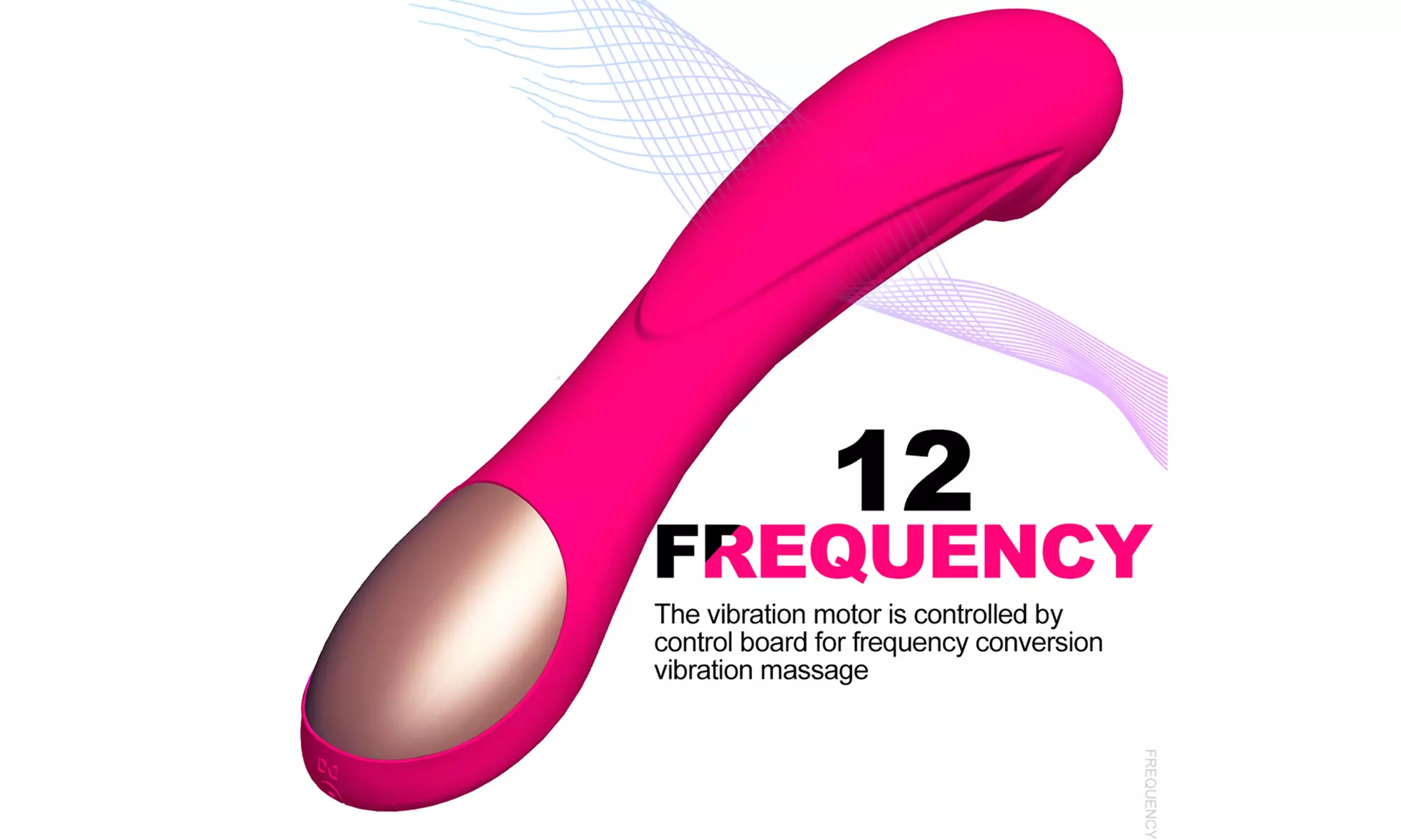 12 Speeds Powerful G Spot Vibrator Rechargeable Dildo Magic Wand Massager