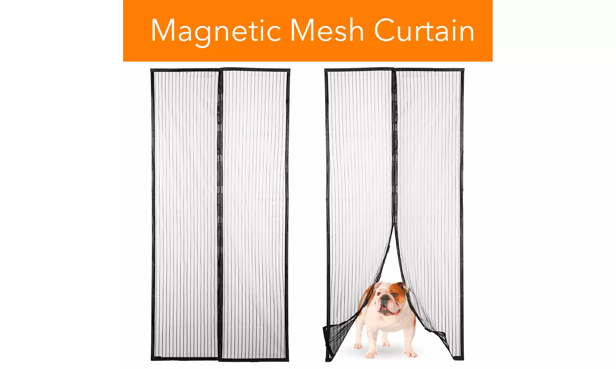Imperial Home Magnetic Mesh Heavy-Duty Screen Door