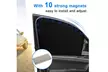 4X Magnetic Car Side Front Rear Window Sun Shade Cover Mesh Shield UV Protection - Image 5
