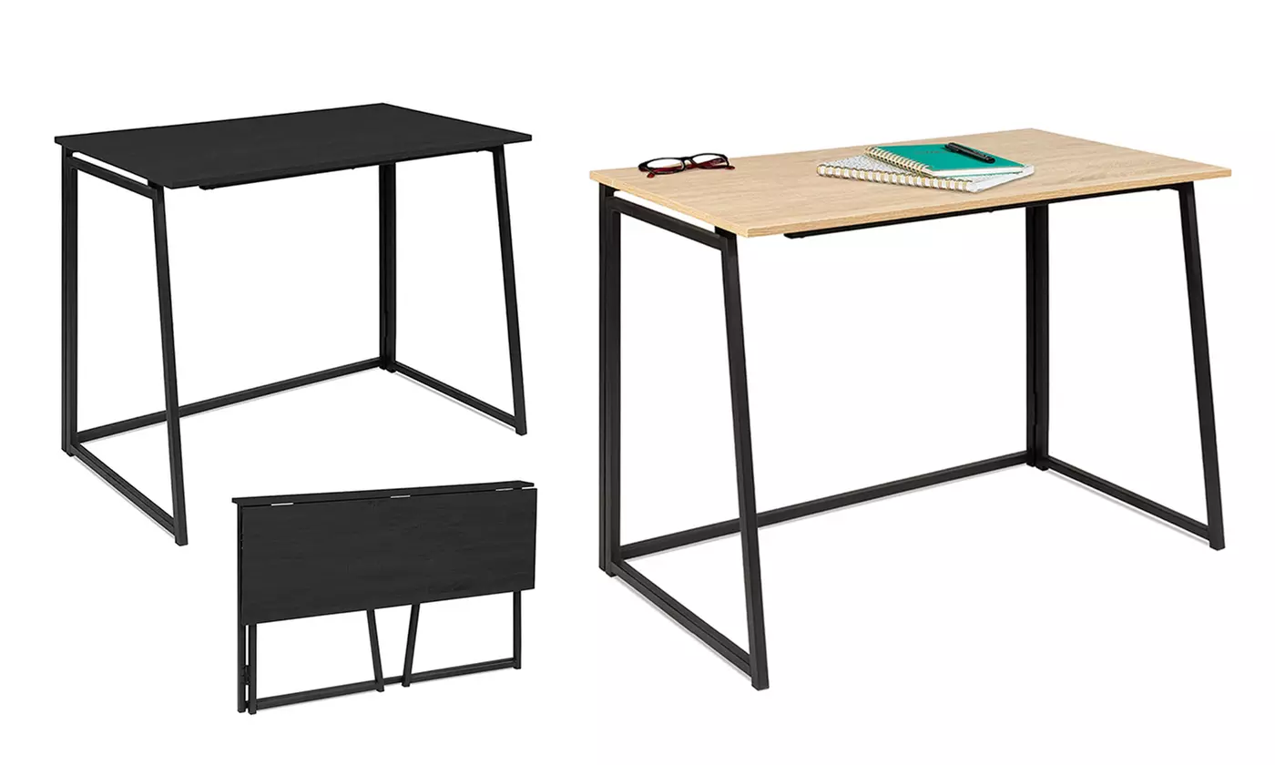 42in Folding Drop Leaf Desk Table Workstation - Primary Image