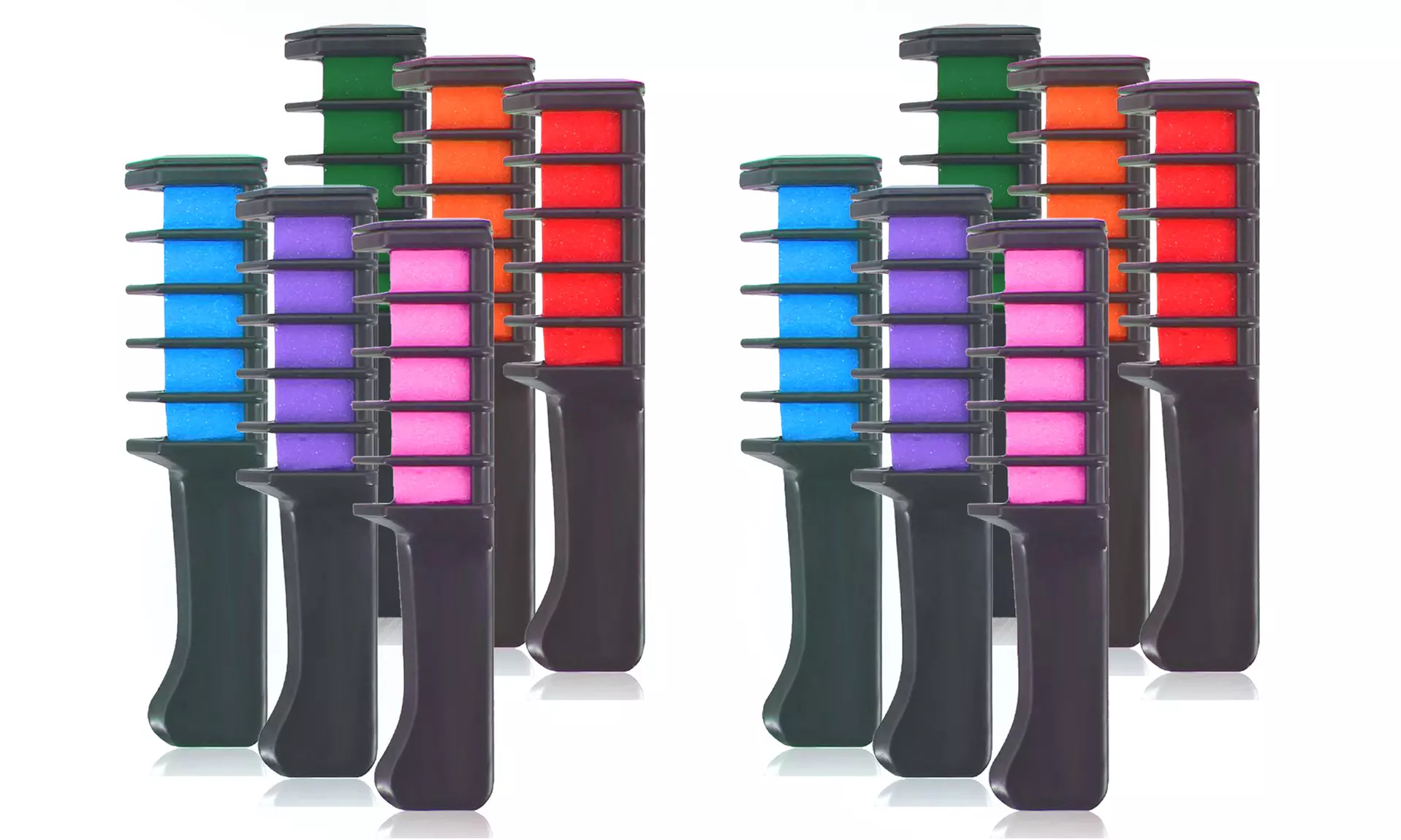 Temporary Rainbow Colored Hair Comb Chalk - 6 or 12 Pack - Primary Image