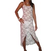Image 5: Flirtzy Sexy Sleepwear, Womens Lace Long Dress, Lingerie Nightwear Set