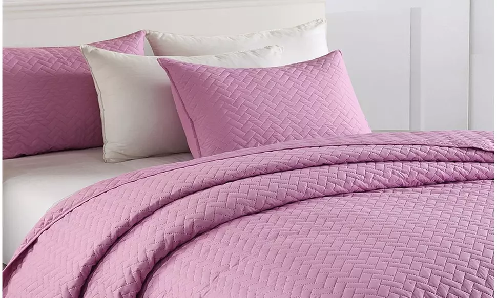Three-Set J&V TEXTILES Simple Dream Quilt Collection - Bright Edition
