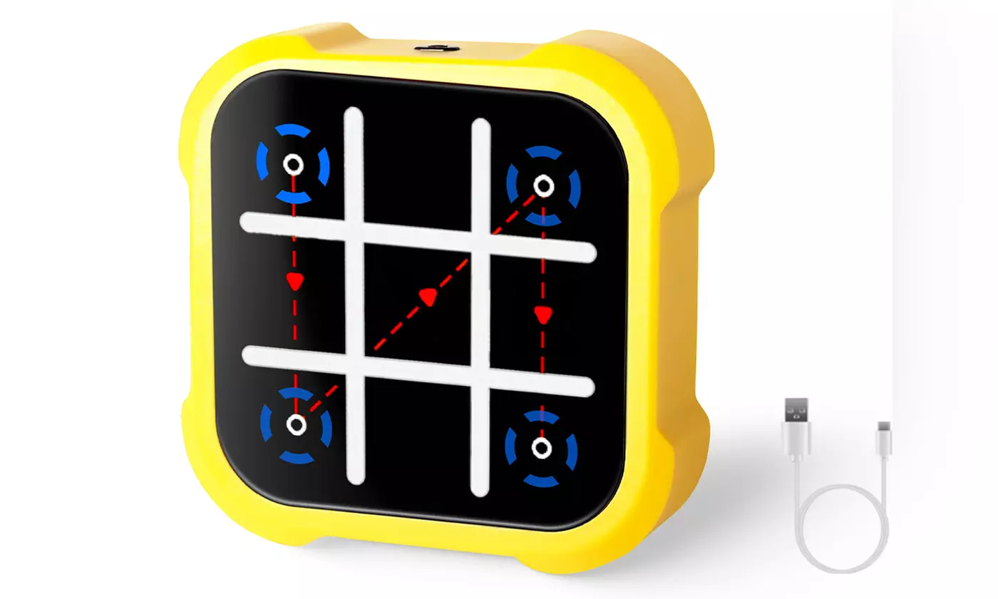 iMounTEK 3-in-1 Electronic Tic Tac Toe Memory Flash Whack-A-Mole Travel Game