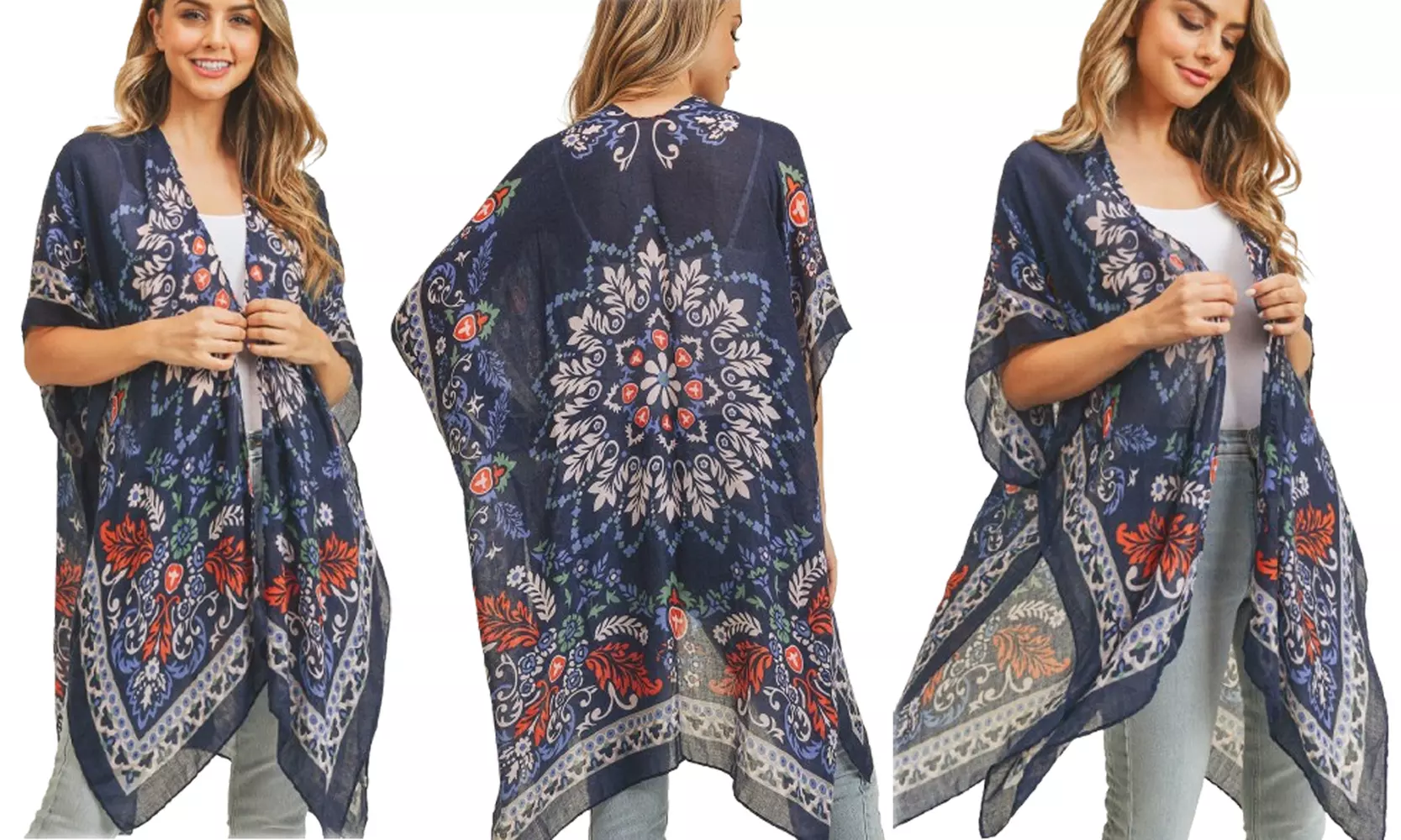 Women's Spring and Summer Kimono and Vest Collection 