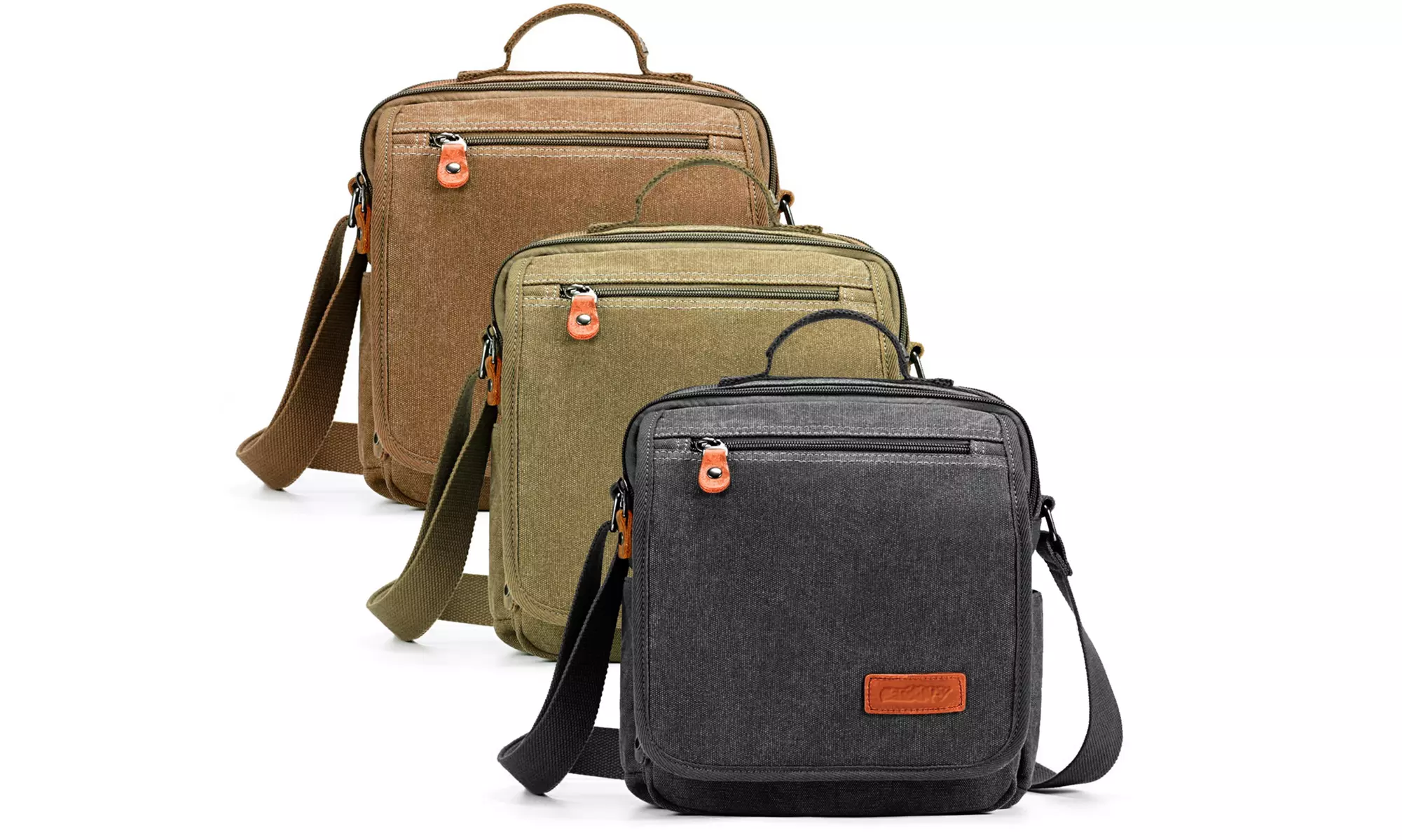Soho Canvas Multi-Purpose Shoulder Bag - Primary Image