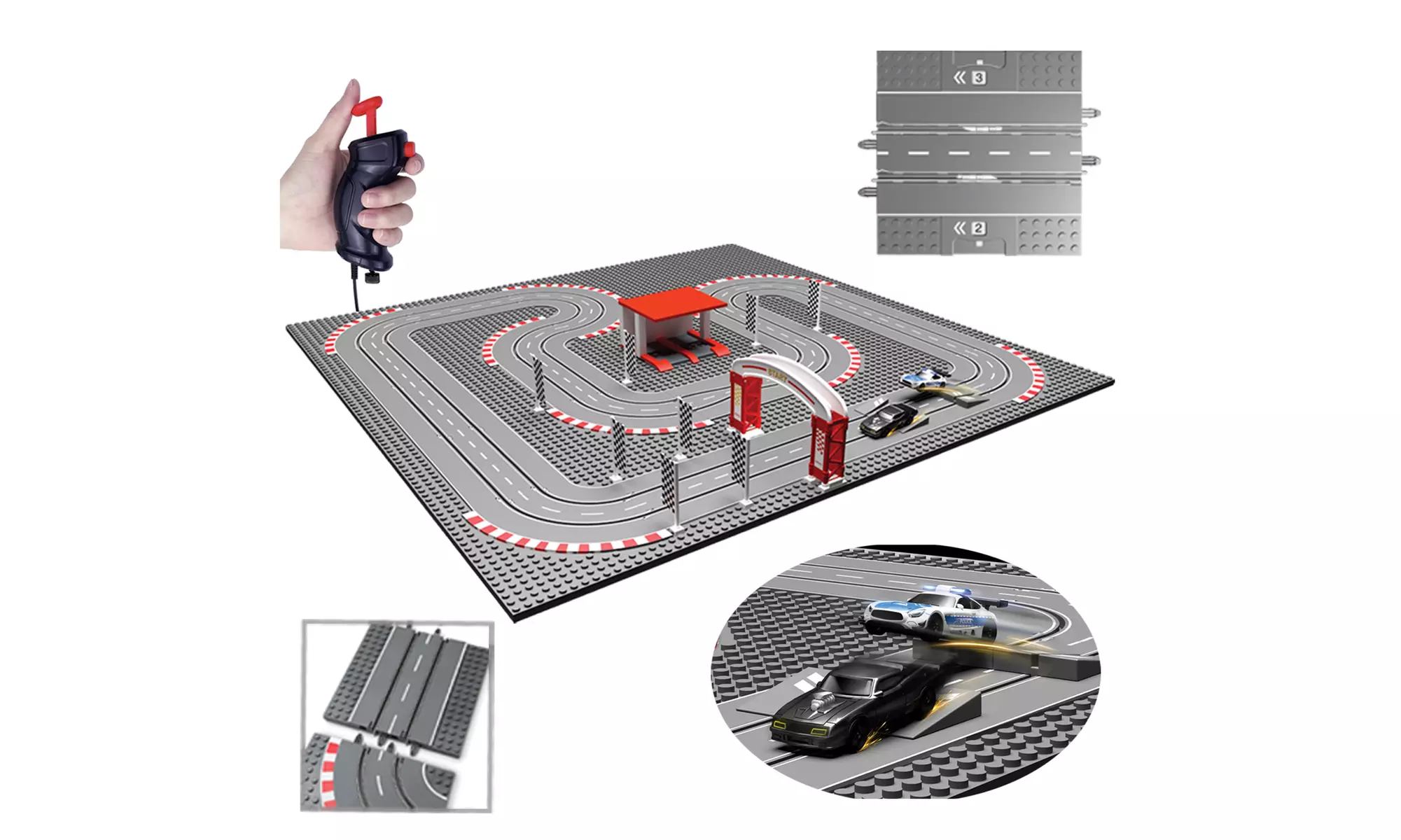 Micro Slot Racing Movie Chase - Primary Image