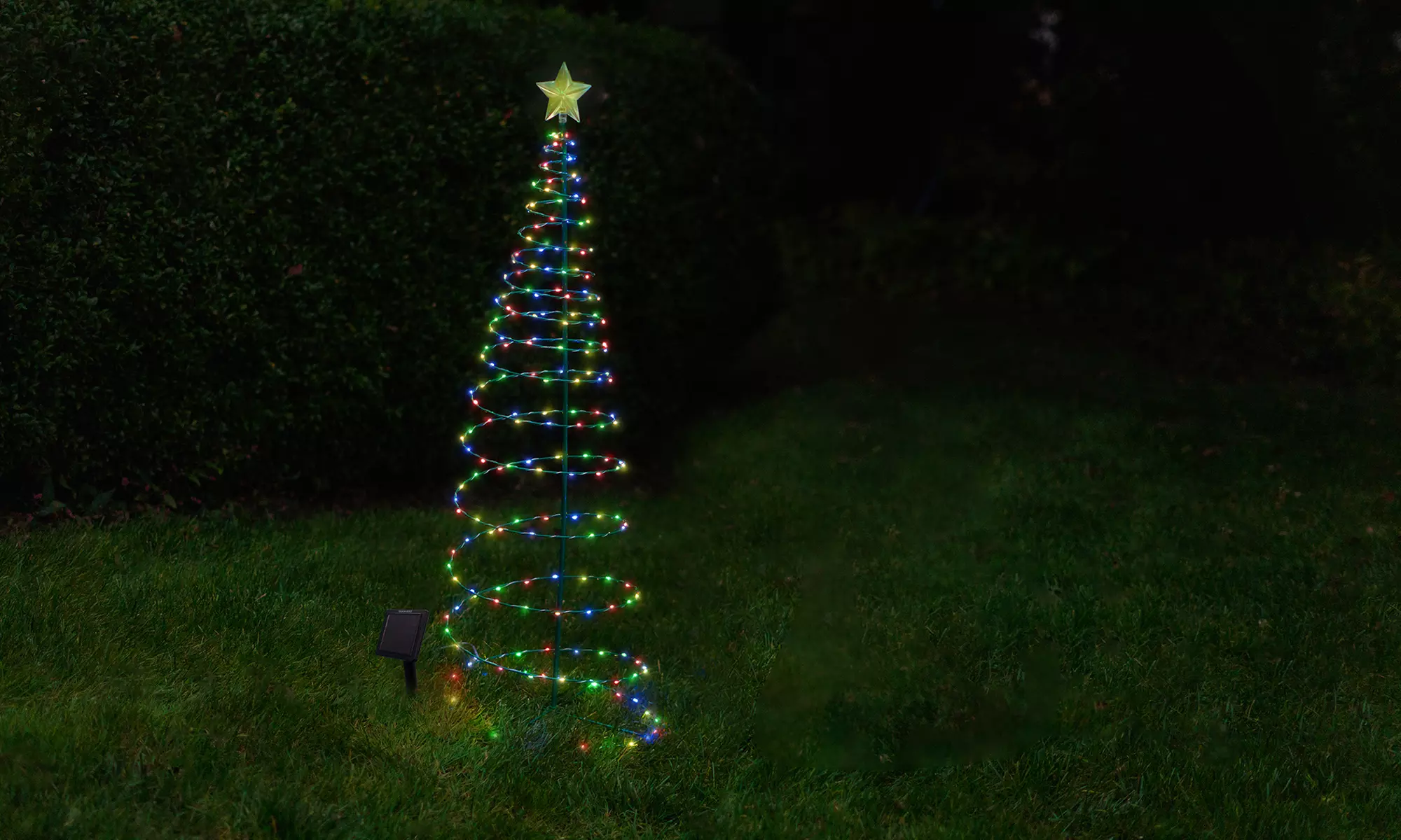 Outdoor LED Christmas Tree Decoration- 2 Colors, 2 Sizes, 1 & 2-Pack