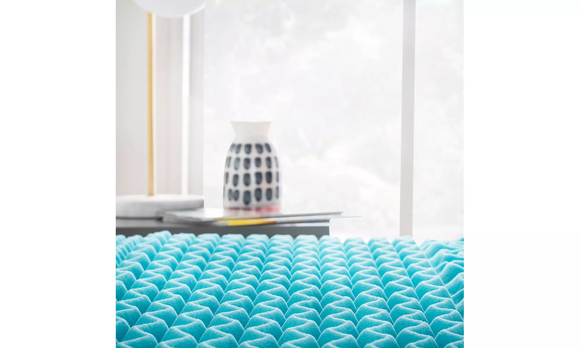 Linenspa 2" Premium Zoned Gel Memory Foam Mattress Topper  - Primary Image