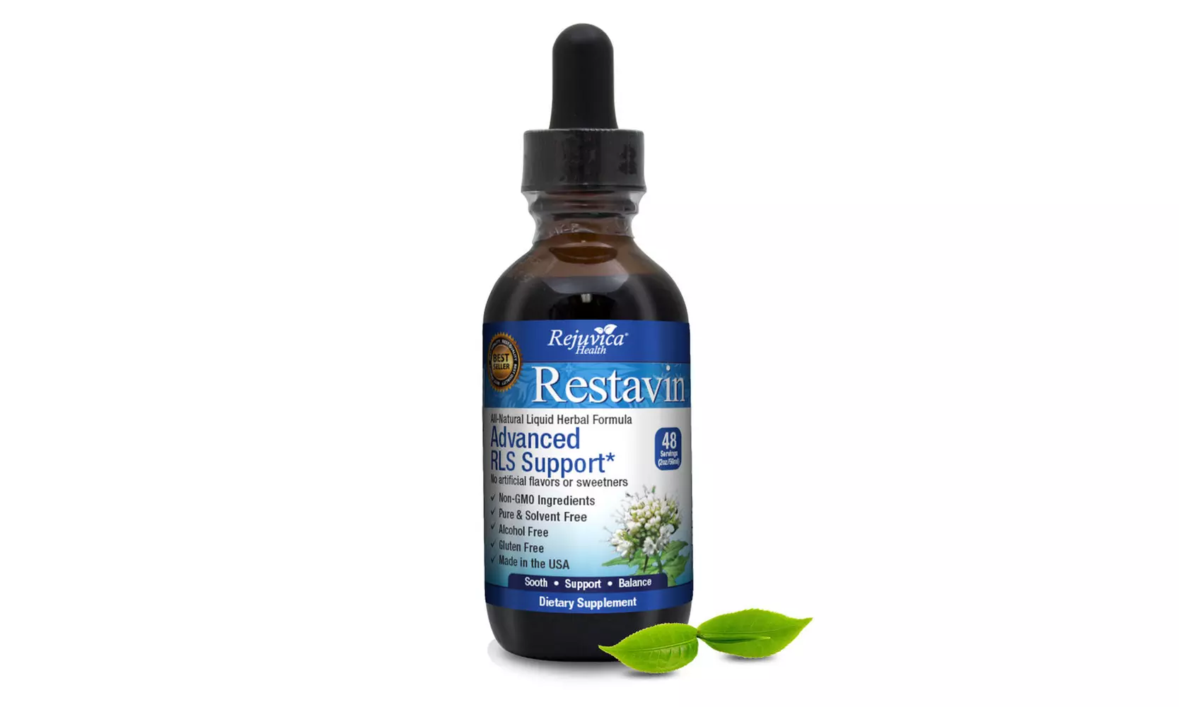 New Efficient Restavin Support for Restless Legs Fast, Natural Liquid Formula - Primary Image