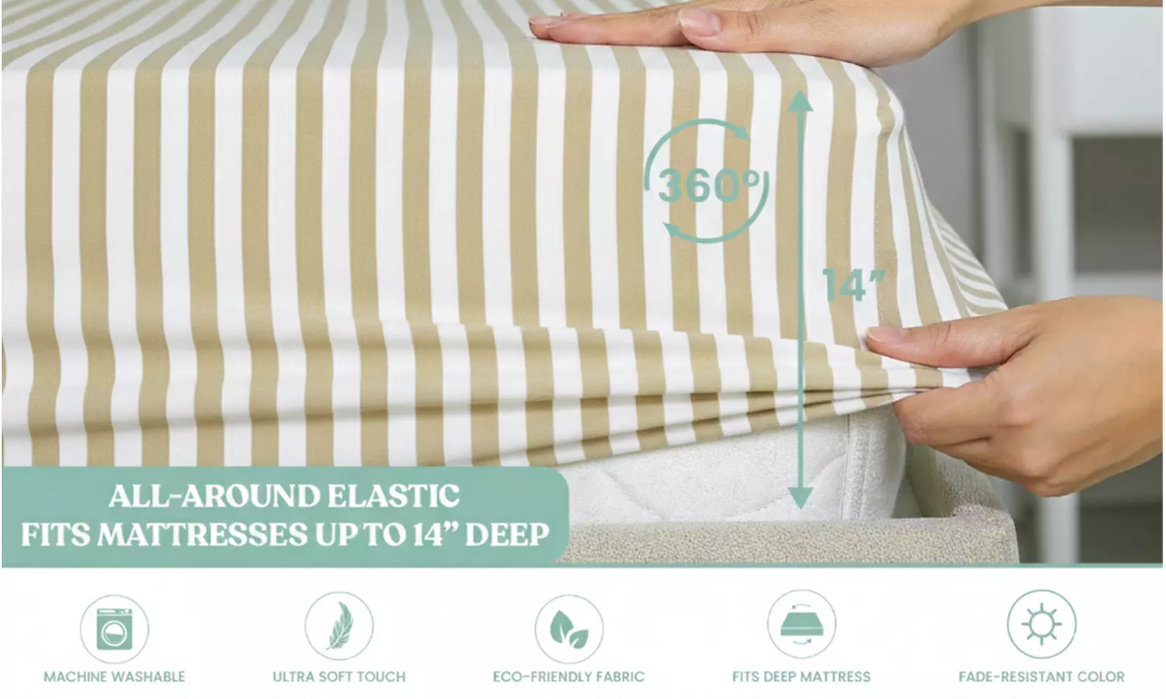 Luxury Home 6-Piece Microfiber Bed Sheet Set