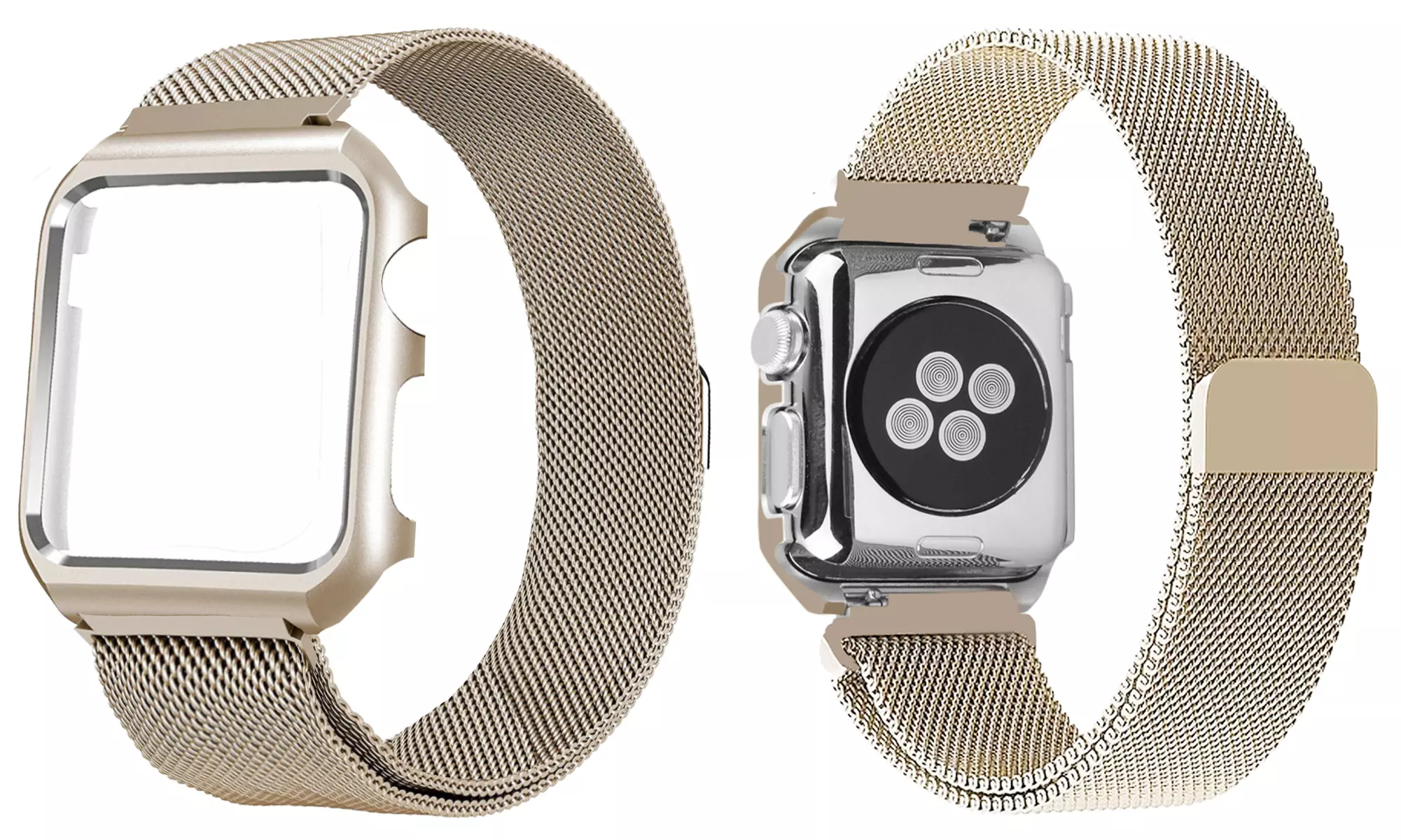 Milanese Loop Mesh Band with Matching Frame for Apple Watch