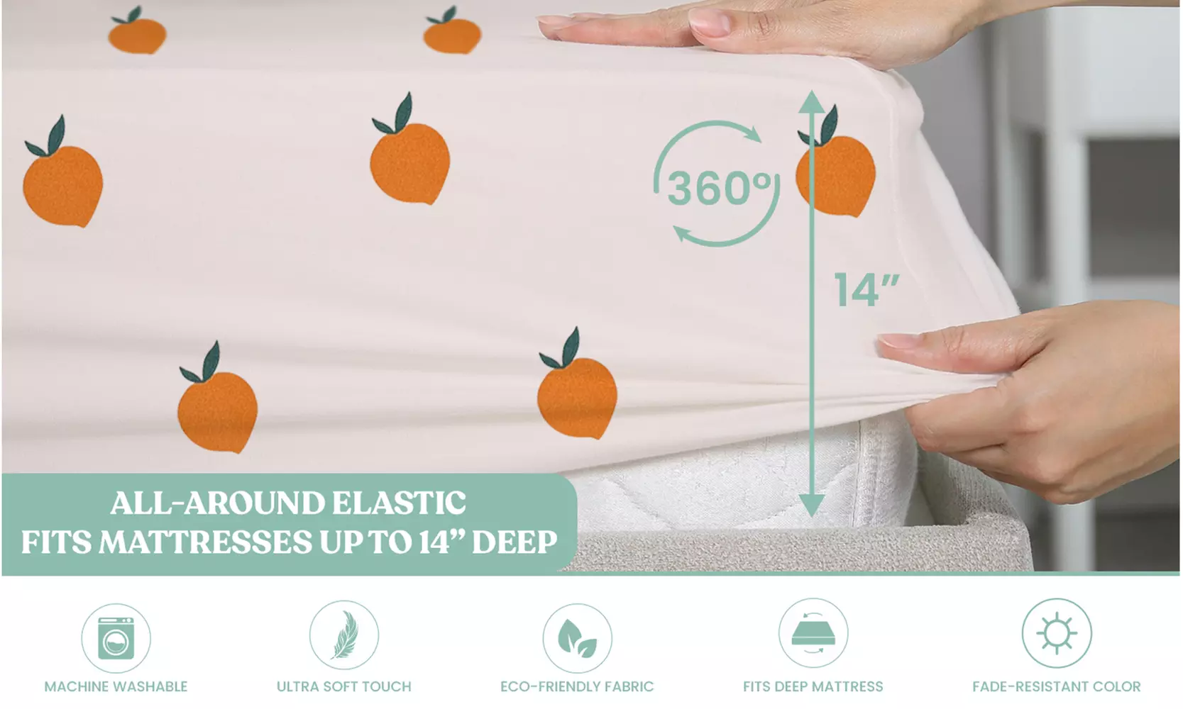 Luxury Home 6-Piece Microfiber Bed Sheet Set